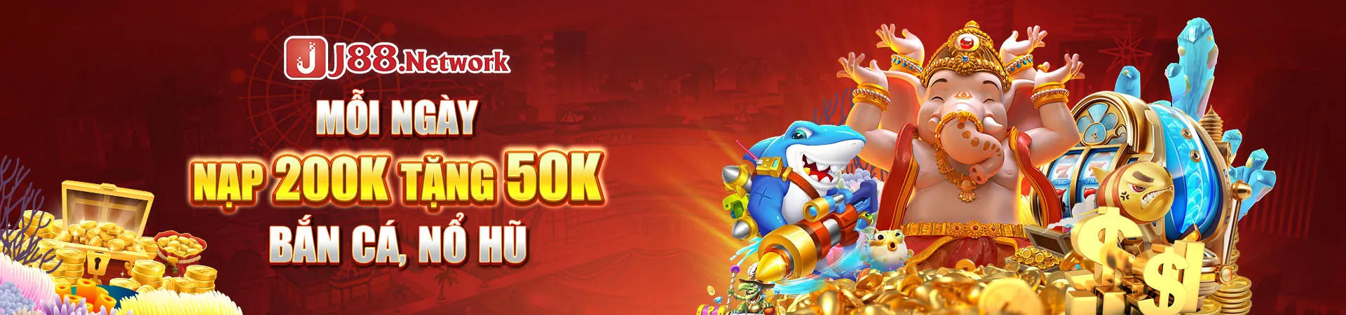 Hình ảnh banner chính trang bắn cá GO88